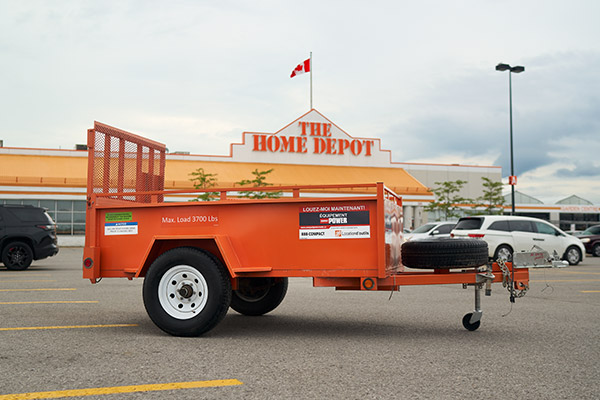 Home Depot Open Trailer