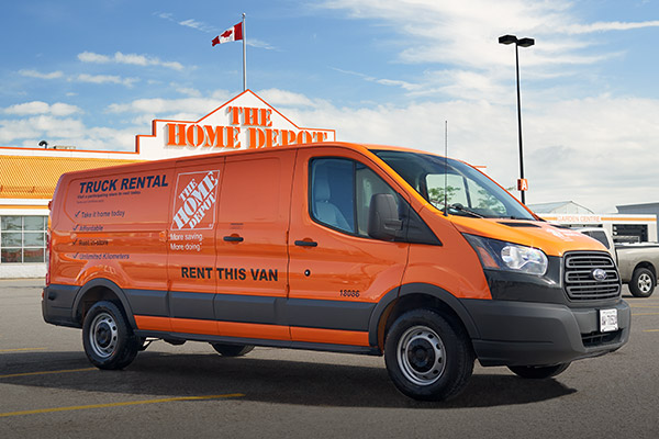 Home Depot Cargo Van